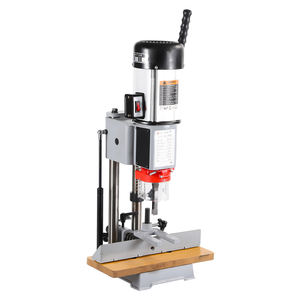 Fonctionnement simple <span class=keywords><strong>Table</strong></span> robuste Travail du bois Serrure de porte portable Burin-mortaisage-Machine - Product Image 2