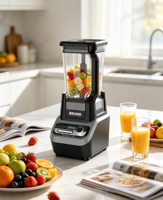 Blender Auto-IQ High Power 1500W Profesional Pembuat Es Krim & Jus dengan Tombol IC