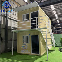Maison conteneur pliable préfabriquée en acier léger prête à l'emploi Mini maison pliante portable préfabriquée à l'épreuve des ouragans