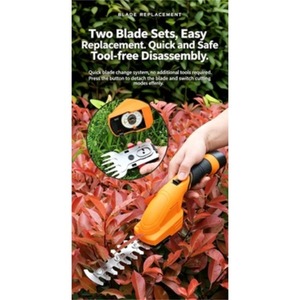 Taille-<span class=keywords><strong>haie</strong></span> électrique sans fil au lithium, outil de jardinage, débroussailleuse électrique rechargeable - Product Image 6
