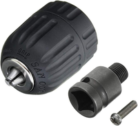 Portabrocas sin llave de 0.8-10 mm, adaptador de broca de rosca, juego de cabezales de conversión para taladro eléctrico