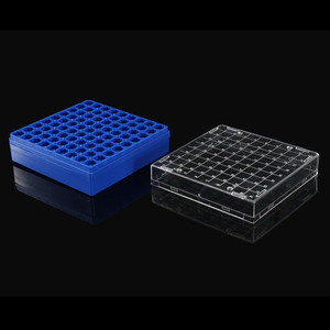 Hot Selling Tube Plastic 81 Wells Lab Cryovial Box 81wells Cryo Rack