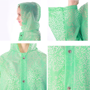 Imperméable personnalisé de haute qualité pour femmes, en TPU souple, avec impression dentelle, découpe exquise, imperméable et réutilisable, pour filles et femmes - Product Image 5