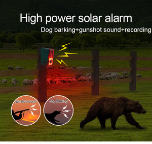 911N Solar Security Light &amp; Siren | 130dB <strong>Alarm</strong> + 6LED Motion Lights | IP65 Waterproof for Farms/Walls Solar <strong>Alarm</strong> - Product Image 2