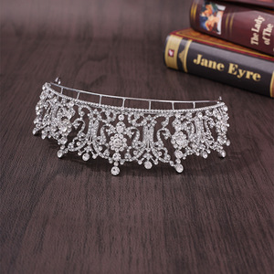 NianCan - Corona <span class=keywords><strong>de</strong></span> Princesa <span class=keywords><strong>de</strong></span> Lujo, Corona <span class=keywords><strong>de</strong></span> Aleación con Cuentas <span class=keywords><strong>de</strong></span> Cristal, Corona <span class=keywords><strong>de</strong></span> Novia, Regalos para Bodas, Día <span class=keywords><strong>de</strong></span> <span class=keywords><strong>la</strong></span> Madre - Product Image 4