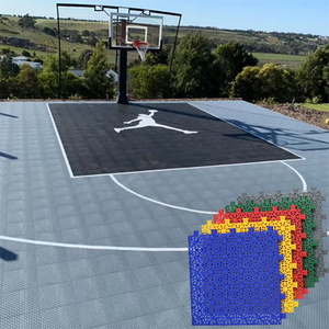 Dalles <span class=keywords><strong>de</strong></span> sol sportives extérieures emboîtables homologuées FIBA pour terrains <span class=keywords><strong>de</strong></span> basketball et <span class=keywords><strong>de</strong></span> pickleball – Vente en gros usine - Product Image 2