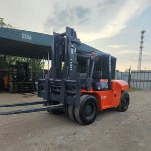 Montacargas Diésel HELI Usados de Alta Eficiencia, 10 Toneladas, Maquinaria de Construcción con Mástil de Dos Etapas y Neumáticos Neumáticos/Sólidos - Product Image 3