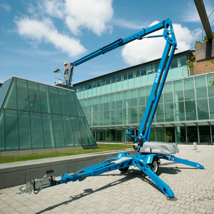 Araignée montée sur remorque remorquable articulée de 8m à 20m nacelle élévatrice à flèche pour la construction de bâtiments nacelle élévatrice à flèche - Product Image 5