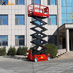 Produsen Platform Kerja Udara (Aerial Work Platform) Scissor Lift Hidrolik Listrik Self-Propelled untuk Luar Ruangan dari Tiongkok - Product Image 4