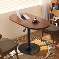Muebles Grandes, Escritorio Pequeño para Computadora, Mesa Auxiliar Elevable para Sofá, Mesa de Centro Móvil Pequeña, Escritorio Giratorio para Oficina y Portátil