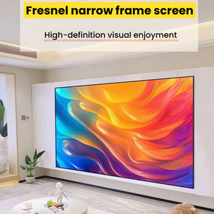 Écran de Projection Fresnel ALR 4K Ultra-Mince CE 72-150" <span class=keywords><strong>Fixation</strong></span> Murale pour Salon avec Bordure de 1 cm - Product Image 5