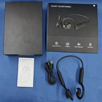 Écouteurs de traduction en temps réel avec IA et caméra, enregistrement vocal intelligent, photo et vidéo, Wi-Fi, chargement magnétique, design portable