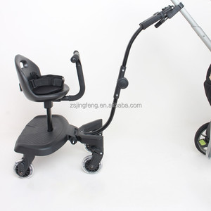 Poussette pour tout-petits avec siège détachable, <span class=keywords><strong>planche</strong></span> à roulettes, cadre en plastique et en métal pour le deuxième enfant, siège et support confortables pour bébé - Product Image 4