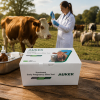 Test de grossesse précoce pour ruminants de haute précision - Kit de test de grossesse pour vaches/bovins - Test rapide de grossesse précoce pour animaux - Sang total