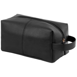 BSCI Factory Travel <b>Toiletries</b> <b>Bag</b> PU nylon Waterproof Shaving <b>Bag</b> for <b>Men</b> Portable <b>Toiletries</b> Storage <b>Bag</b> - Product Image 6