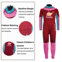 Vente en gros de combinaison néoprène 5 mm pour enfants combinaison intégrale pour enfants garçons filles natation surf plongée