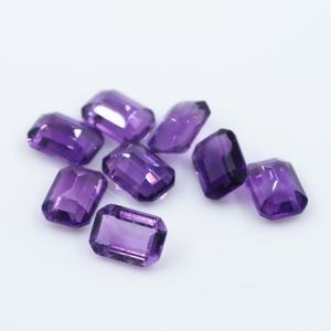 HanYu gemme naturali taglio smeraldo cristallo <span class=keywords><strong>ametista</strong></span> <span class=keywords><strong>viola</strong></span> <span class=keywords><strong>pietra</strong></span> <span class=keywords><strong>ametista</strong></span> naturale sciolta - Product Image 6