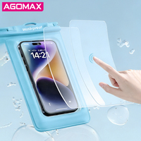 Étui de téléphone étanche en TPU flottant personnalisé avec airbag 3D, sacs étanches pour téléphone IPX8