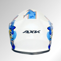Nouveau casque de moto intégral pour enfants, vente chaude, logo personnalisé, emballage en boîte, matériau PP, unisexe, toutes saisons
