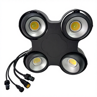DMX512 4ledsx100w Projecteur LED extérieur IP65 COB Blanc chaud et froid & RGB Pleine couleur Événements Théâtres Paysage Programme Scène