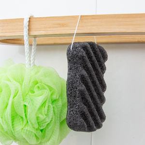 Gloway – soins de peau personnalisés, éponge <span class=keywords><strong>Konjac</strong></span> au charbon de bois noir actif compressé de luxe 100% biologique naturel, vente en gros - Product Image 6