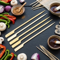 Brochettes en fer blanc, brochettes de poulet Bobo parfumées, brochettes en bambou jetables, outils de barbecue d'extérieur, sac Oden