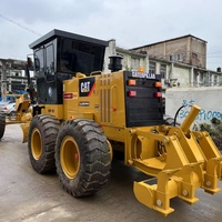 Niveleuse CAT 140H d'occasion, machine de nivellement de terrain, modèle 140K 2020, moteur, pompe, puissance 138 kW