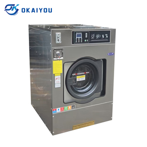 Lavadora-Extractora Comercial de <span class=keywords><strong>Autoservicio</strong></span> OKAIYOU, Operada con Monedas, Vapor Eléctrico, Acero Inoxidable, Botones/Pantalla Táctil - Product Image 1