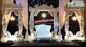 Marcos de fibra para escenario de boda tradicional, accesorio de decoración de entrada para Escenario nocturno, Gujarati Garba, nuevo diseño - Product Image 3