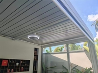 Kit de Soportes para Techo, Soportes Ajustables para Vigas de Pérgola, Gazebo Bioclimático Moderno y Resistente