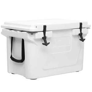 Kotak Pendingin Mobil Portabel 50QT Warna Putih untuk Berkemah di Luar Ruangan, Bahan PE Modern, Pendingin Makanan & Minuman 48 Jam dan Penghangat Makanan Panas - Product Image 3