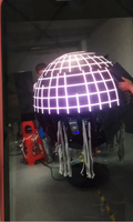 Pantalla de bola Led Visual de guía para exhibición Pantalla esférica Led en forma de Stock de fábrica Pantalla de esfera de diámetro de globo