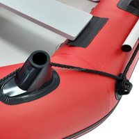 Bateau de pêche gonflable électrique Hailebao, léger, stable, pliable, conçu pour 2 personnes, durable.