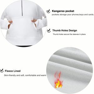 Sudadera corta de forro polar para mujer con media cremallera, cuello alto, bolsillos, orificio para el pulgar, transpirable, manga normal - Product Image 4