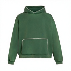 Sudaderas Modernas Extra Grandes con Lavado Ácido, 100% Algodón, para Hombre, con Diseño de Inspiración Vintage y Estilo Urbano - Product Image 2