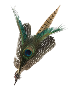 Plumes de paon naturelles brutes à motif œil vert bleu pour décoration de mariage, artisanat, performance artistique, fête - Product Image 1