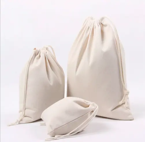 Оптовая продажа тканевых хлопковых сумок на шнурке с логотипом, Подарочная сумка, сумочка на заказ, пылезащитные сумки, чехлы для сумок с логотипом