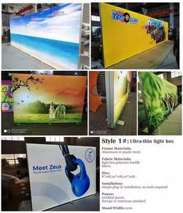 Caja de Luz LED Rectangular de Aluminio para Exteriores, Impermeable, de Alto Brillo, con 100% Poliéster, Tamaño y Color Personalizables para Ferias Comerciales - Product Image 2