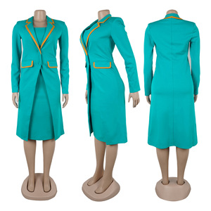 K3718 <span class=keywords><strong>Trajes</strong></span> <span class=keywords><strong>Elegantes</strong></span> y Modernos <span class=keywords><strong>para</strong></span> Mujer, Ropa <span class=keywords><strong>de</strong></span> Oficina, Traje Elástico con Solapa + Vestido Interior, Conjunto <span class=keywords><strong>de</strong></span> <span class=keywords><strong>Dos</strong></span> <span class=keywords><strong>Piezas</strong></span>, Conjuntos <span class=keywords><strong>de</strong></span> <span class=keywords><strong>Trajes</strong></span> <span class=keywords><strong>para</strong></span> Mujer - Product Image 5