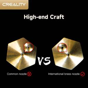 Boquillas de latón para impresora 3D Creality de 0,4 mm para Ender 3 V2 Ender 3 Pro Ender 3 Max Ender 5 - Product Image 5
