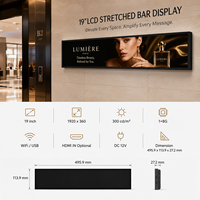 Pantalla LCD Extensible Android Avanzada para Señalización Digital con CMS en la Nube y Control Remoto para Publicidad en Estantes de Comercios Inteligentes