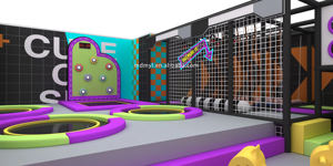 สนามเด็กเล่นในร่มที่ทันสมัยปรับแต่งได้สำหรับเด็กและเด็กวัยหัดเดินที่มีลูกปืนใหญ่และเกม <span class=keywords><strong>VR</strong></span> พื้นที่เล่นเชิงพาณิชย์ - Product Image 5