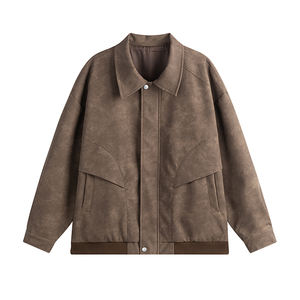 Otoño Vintage Pink Jacket XL Stand Windbreaker Lona bordada Cremallera Casual Street Style Ligero para uso al aire libre - Product Image 5