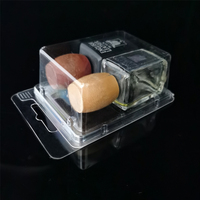 Emballage en blister transparent en PET recyclé en gros, boîte en plastique à clapet pour savon