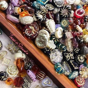 Diy mixto Vintage oro caliente checo acrílico joyería hecha a mano collar pulsera Accesorios Materiales accesorios cuentas - Product Image 3