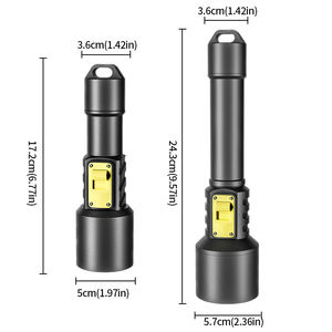 XHP160 XHP70 LED Zoom linterna 4000 lúmenes lámpara de pesca submarina sumergible de alto rendimiento IP68 30m cargador USB buceo - Product Image 6