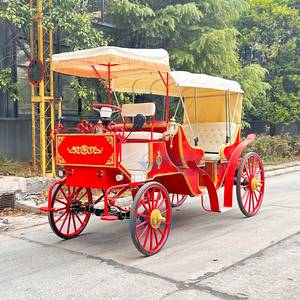 Chariot à Chevaux Électrique Royal Victoria à 4 Roues, Nouveau Design, Style Moderne, Hautes Performances, Populaire, pour Visites Touristiques, à Vendre - Product Image 4