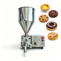 Mesin Pengisi Krim Stainless Steel Nozzle Tunggal Komersial untuk Kue Telur, Kue Kering, Donat, Selai, Cokelat, dan Produk Bakery