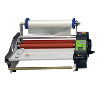 Nouvelle machine à plastifier à chaud et à froid A3 A4 Machine à coller et à plastifier les étiquettes en cristal auto-adhésives
