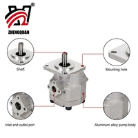 Zhengquan HGP-2A-F7R HGP pompe à engrenages hydraulique pompe à huile haute pression qualité en stock pompe à engrenages de transfert d'huile hydraulique durable